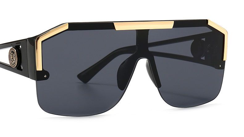 Shadow D-frame Aviator Mono Lens Sunglasses