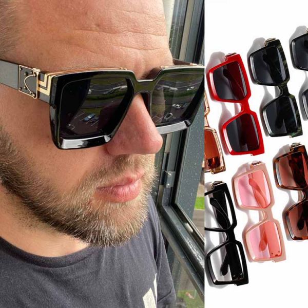 Luxury MILLIONAIRE Sunglasses For Men Full Frame Vintage Designer